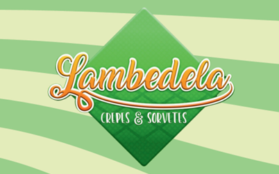 Logomarca Lambedela Crepes & Sorvetes
